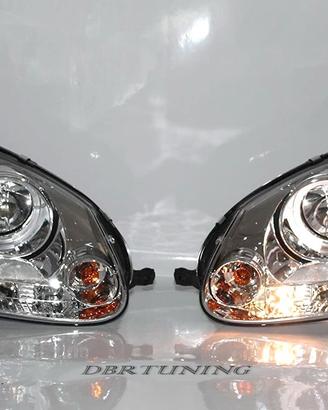 Coppia fari Angel eyes VW GOLF 5 cromo