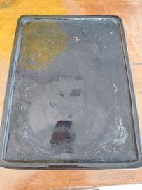 Sottovaso 30,5 cm rettangolare blu