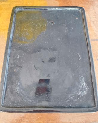 Sottovaso 30,5 cm rettangolare blu