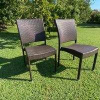 SEDIE DA GIARDINO MARCA EMU  PERFETTE