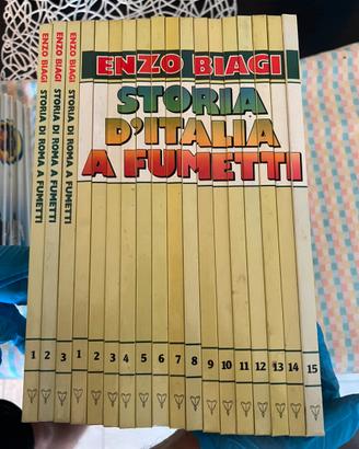 Enzo Biagi - Storia d'Italia a Fumetti (18 Volumi)