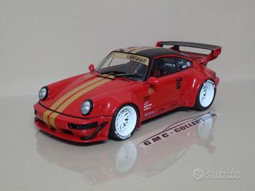 Porsche 911 964 RWB Rauh Welt Rosso Solido 1/18