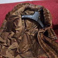 Pelliccia code di visone autentica