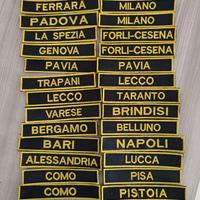 Vigili del fuoco scritta Comando  VVF 112 115