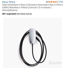 Tesla wallbox ricarica auto