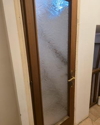 porte da 80, e da 70. in legno con vetro