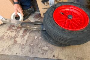 Ruote in acciaio per gommoncino
