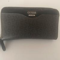 GUESS Portafoglio grande con zip, pochette Donna