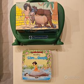 Libro della giungla baby cubo puzzle +librottino 