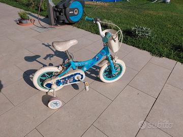 bicicletta frozen con rotelline