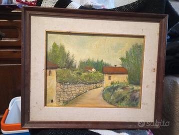 Quadro ad olio senza vetro 