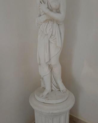 Lotto 7 statue da giardino in cemento / gesso 