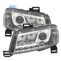 FARI FIAT STILO 01-08 LUCE DIURNA FONDO CROMATO