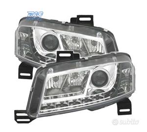 FARI FIAT STILO 01-08 LUCE DIURNA FONDO CROMATO