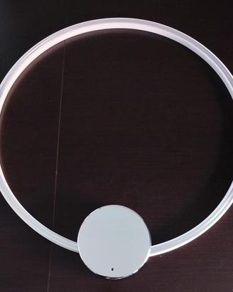 lampada da soffitto/applique led cerchio cromo rgb