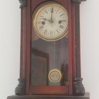 Orologio a pendolo da parete in legno massello vin