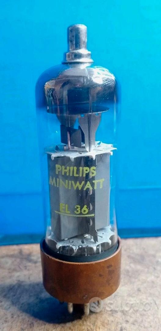 EL36 PHILIPS MINIWATT VALVOLA TERMOIONICA - Collezionismo In vendita a ...