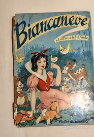 biancaneve libro di fiabe vintage 1970