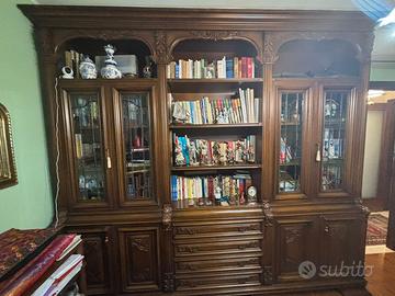 Libreria / Parete attrezzata in legno massello