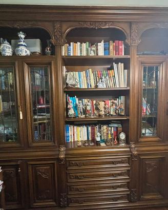Libreria / Parete attrezzata in legno massello