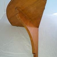 Mensola in legno duro primi 900 porta statua. 