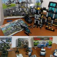 Set stazione polizia 743 pz + 6 mezzi