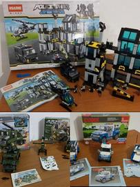 Set stazione polizia 743 pz + 6 mezzi