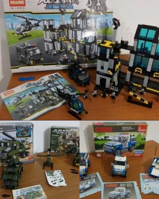 Set stazione polizia 743 pz + 6 mezzi