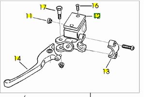 -Pompa freno ant Scarabeo 50 AP8213307