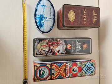 Scatole di latta moderne