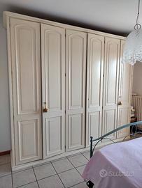 Armadio da camera e Letto matrimoniale
