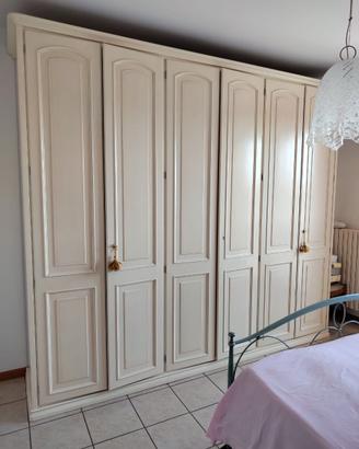 Armadio da camera e Letto matrimoniale