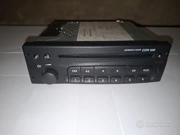 Autoradio Opel Siemens VDO CDR 500 + Codice