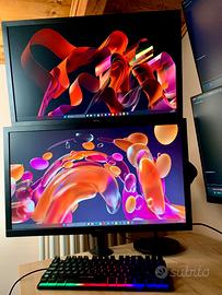 2  Monitor 27" BenQ GL2780 -Setup Trading /Ufficio