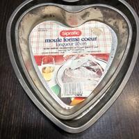 Stampi dolci acciaio cuore Sipratic