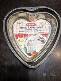 Stampi dolci acciaio cuore Sipratic