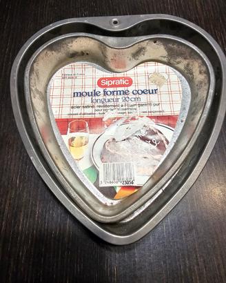 Stampi dolci acciaio cuore Sipratic