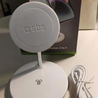 iPhone iPods wireless recharger caricabatteria 2in