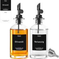 Set di Oliera Salvagoccia Bottiglie Vetro