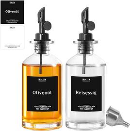 Set di Oliera Salvagoccia Bottiglie Vetro