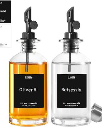 Set di Oliera Salvagoccia Bottiglie Vetro