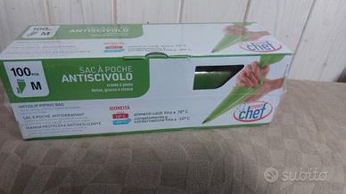 sac a pochè 100 pezzi taglia M, chiusi 