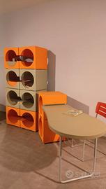 scrivania e libreria Diliddo e Perego