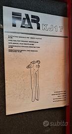 Rivettatrice manuale FAR KJ17 con set rivetti file