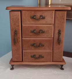 Portagioielli vintage in legno
