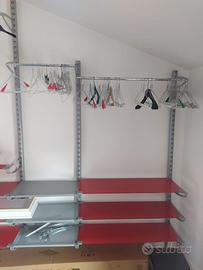 scaffale in alluminio