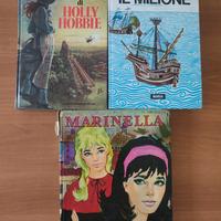 3 libri classici per ragazze anni '60 e '80