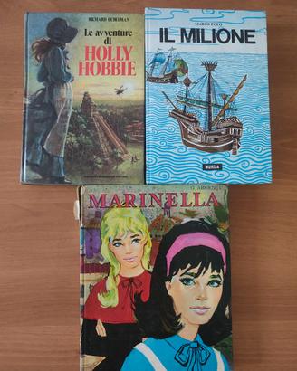 3 libri classici per ragazze anni '60 e '80