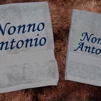 asciugamani personalizzate Nonno Antonio