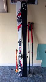 sci da alpinismo con  racchette e picozza 350 euro